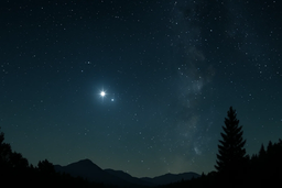 Bright conjunction of Venus and Jupiter can be seen in the pre-dawn sky from 02:00 to 04:00 in the morning in central Russia