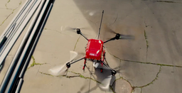  Уникальные кадры испытаний нового тяжёлого пожарного дрона показал Ростех