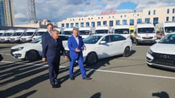 Республиканские автопарки Татарстана получили 80 седанов Lada Aura от АвтоВАЗа