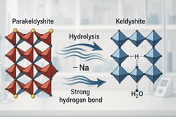 Российские учёные исследовали трансформацию арктичесого минерала паракельдышита в келдышит