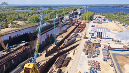 Реконструкция Городецкого гидроузла продолжается: окончание работ планируется к концу сентября