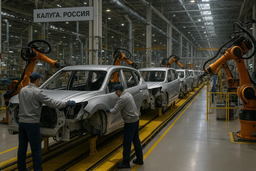 Завод «Автомобильные технологии» в Калуге выпустил тысячный кузов кроссовера Haval M6