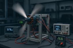 Test benches for electric power plants of heavy drones created at MAI