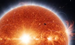 A powerful class M1.2 solar flare lasting 10 minutes occurred on the Sun