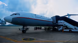 Один из последних шести самолётов Ил-62 засветился в КНДР