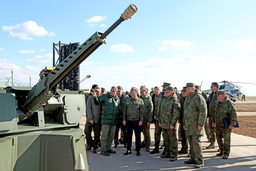 Новый боевой модуль БМ-30-Д «Спица» был представлен зампреду Совбеза РФ