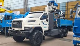 Многофункциональный кран-манипулятор КМА-150-3 представили в Санкт-Петербурге