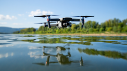 Новую технологию автономных полётов дронов над водой протестировали в компании Wheelies