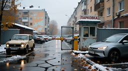 Названа стоимость парковочных мест в Москве на стоянках со шлагбаумами