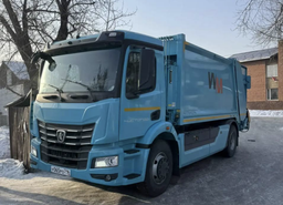 El silencioso camión de basura eléctrico de KamAZ superó las pruebas de dos semanas en Irkutsk
