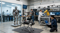 A park of androids and robot dogs will appear at the new AI faculty at Moscow State University