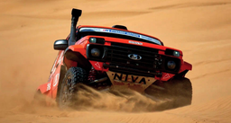 Lada Niva Sport Turbo took bronze in the desert at the first stage of the "Zoloto Kagana" Championship