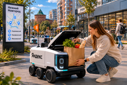 Yandex delivery rovers hit the streets of Nizhny Novgorod