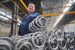 Full cycle production of springs for cars launched in Ivanovo region: 1.5 million units per year