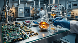 Several tons of gold per year to be extracted from old electronics: reform will turn circuit board dumps into deposits