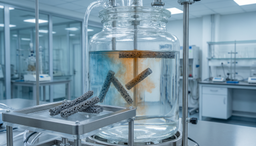 Dye trap hidden inside: MISIS nanoparticles clean water without chemicals, only with pores
