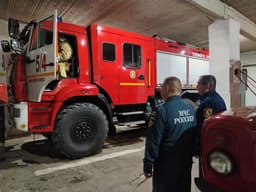 6 tons of water and 40 liters per second: a new fire truck on a KamAZ chassis arrived in the Urals