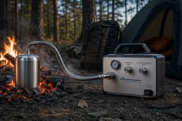 Portable 600W mini-thermal power plant for hiking invented by Motochrom engineers