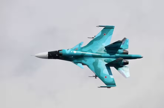 Подвеску тяжёлой ФАБ-1500 к бомбардировщику Су-34 впервые показали на фото