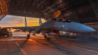 Para los cazas Su-35S se construyeron refugios protectores sin excavar en el suelo