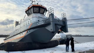 Tugboat "Filipp Irrapsky" Launched in Cherepovets
