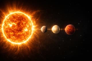 A rare planetary \"parade\": Mercury, Venus, and Mars will align in a rhombus