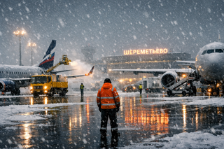 Delays due to snowfalls: Aeroflot and Rossiya airlines will deliver baggage to passengers from Sheremetyevo to their homes