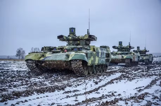 The BMPT "Terminator" has been taught to destroy drones with a new shrapnel round