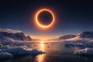 "Anillo de fuego" sobre la Antártida: La Tierra espera un raro eclipse solar