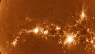Two Powerful Class M Solar Flares Recorded on the Sun