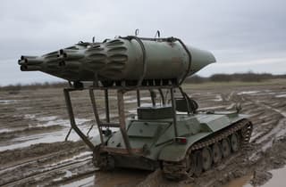 First robotic MLRS "Cultivator" with UB-32-57 aircraft blocks created in Russia