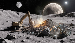 People will be able to extract resources on the Moon no earlier than the end of this century