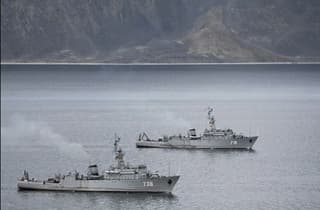 Los dragaminas marinos "MT-264" y "MT-265" forzaron barreras de minas frente a las costas de Kamchatka