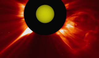 The Sun ejected plasma towards Venus