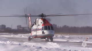 МЧС разворачивает авиационный щит Арктики с вертолётами Ми-38ПС