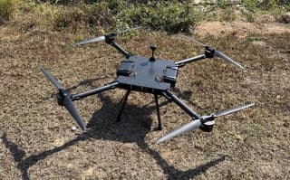 Delivery of water or TM-62 anti-tank mines: "Mikhalych" cargo quadcopter began to be sent to the troops