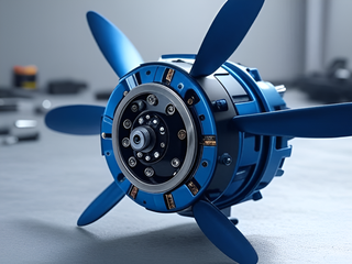 Synchronous motor with magnetized rotor for drones created in Russia