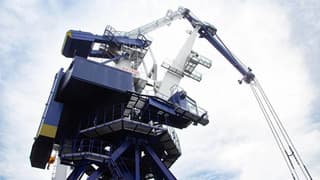 32 tons in the grab and 63 on the hook: a new "Vityaz" crane started operating in a port of the Azov-Black Sea basin