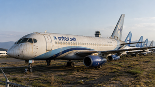 22 "Superjets" rusted at a Mexican airport