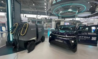 Rosatom crea una estación de carga que llega sola al coche eléctrico