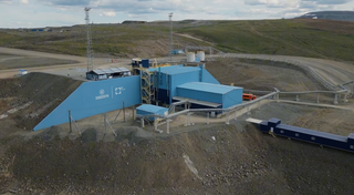 A platinum and palladium mining plant launched in the Arctic