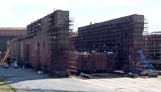 OSK Completes Hull Formation of Largest Floating Dock "Sukhona" for Sevmash Ahead of Schedule