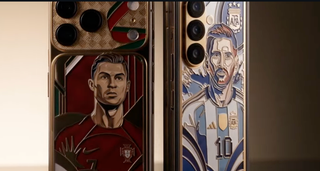 Messi más caro que Ronaldo: en Russia, Samsung Z Fold 8 y iPhone 17 Pro Max fueron pintados con oro de 999 quilates