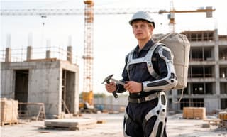 Exoskeleton for builders created at MGSU: the development reduces the load on workers by up to 80%