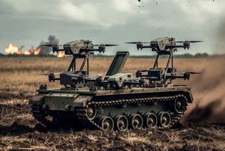 Новый робот-доставщик FPV-дронов «Довод» прошёл боевые испытания: платформа запускает беспилотники на расстоянии до 35 км