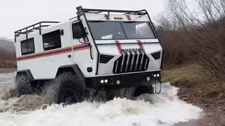 Parecido al GAZ-66, pero puede flotar: en Krasnoyarsk se ha establecido la producción de vehículos todoterreno "Varyag"