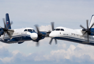 El Il-114-300 perdió significativamente frente al Dash 8-400 en términos de parámetros de vuelo