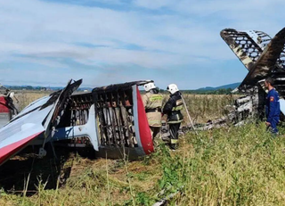 Engine failed in mid-air: An-3 burned down after emergency landing on Sakhalin