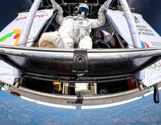 Russian Jumps from Stratosphere, Breaks World Record
