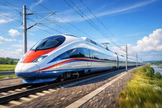 STM for the first time in Russia laid rail strings on a ballastless high-speed railway track